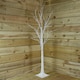 image 5 of 2.4m (8ft) Indoor Outdoor Christmas Lit Birch Tree with 136 Warm White LEDs