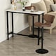image 2 of HOMCOM Bar Table Coffee Table with Adjustable Footpads for Breakfast Dining
