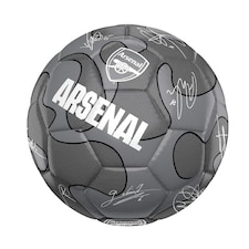 Arsenal FC Team Camo Signature 32 Panel Football - Silver/White - 5