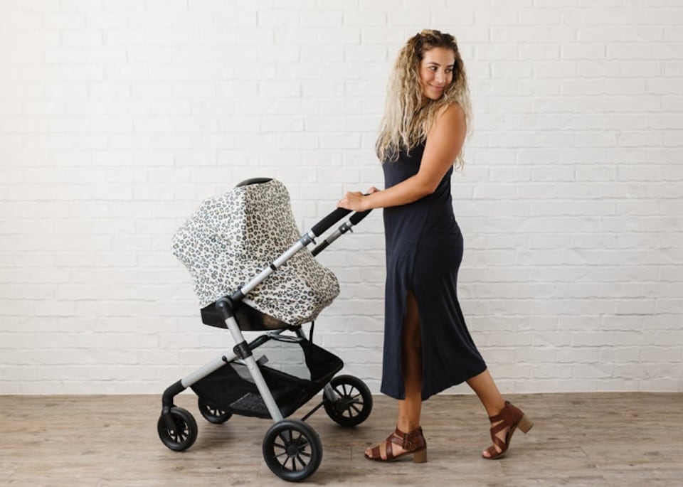 image 1 of Copper Pearl Nursing & Car Seat Cover Zara