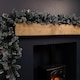 image 4 of 2.7m Green Christmas Garland with Pine Cones and Red Berries