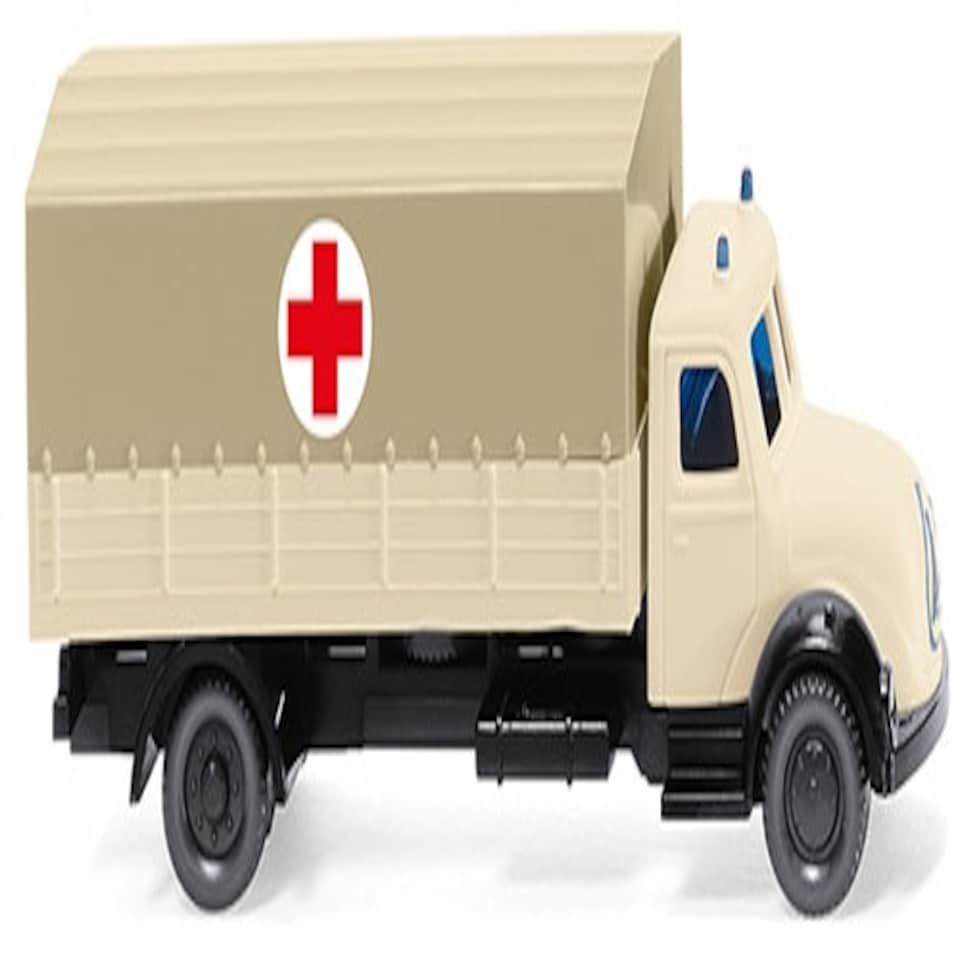 Wiking Magirus Flatbed Lorry German Red Cross