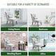 image 5 of HOMCOM Fabric Single Sofa Upholstered with Pillow Wood Leg Grey