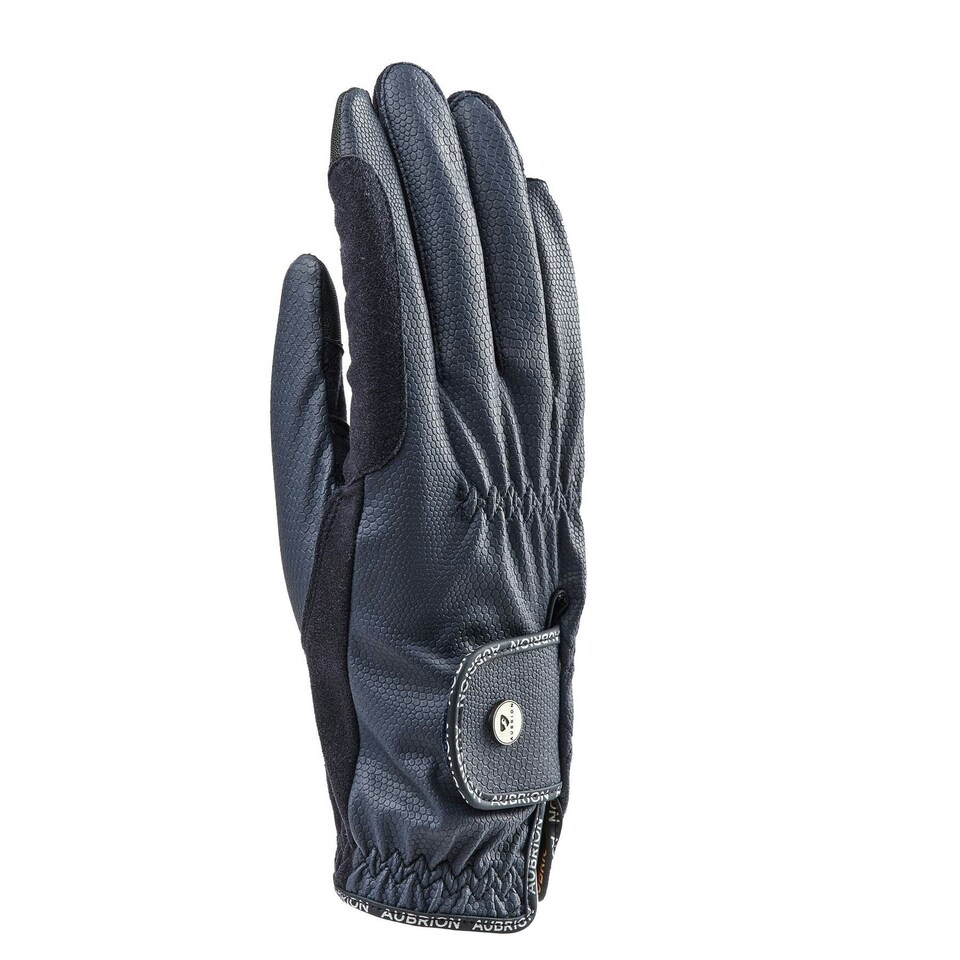 image 1 of Aubrion Stadium Riding Gloves Black | Size: X-Small
Colour: Black