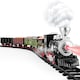 image 4 of Christmas Tree Toy Steam Train Set with Lights Sounds Christmas Train Set Electric Train Set
