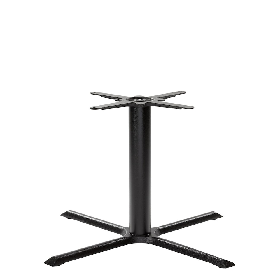 Black Cruciform Table Base - Large - Height - 730 mm Black