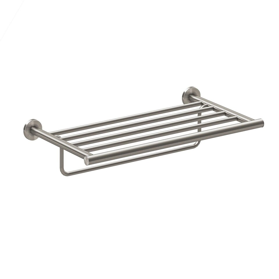 image 1 of COSMIC Towel rack, Brushed stainless steel, ARCHITECT S+ Collection