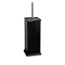 Harbour Housewares Square Toilet Brush - Black | Black | Black