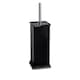 image 1 of Harbour Housewares Square Toilet Brush - Black | Black | Black