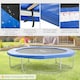 image 3 of HOMCOM 10ft Trampoline Accessories Surround Pad Spring Cover Padding Blue