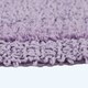 image 4 of Homescapes Luxury Reversible Cotton Bath Mat - Lilac Purple