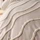 image 5 of OHS Tufted Contour Bedding Set Duvet Cover with Pillowcase | White | Ivory | Double