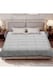 image 2 of Living and Home Alternative Quilted Duvet Insert with Corner Tabs- Single Size, Grey | Grey