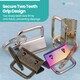 image 9 of 25mm Lanyard Keychain Hardware Fob Key Ring with Ring Clamps - 5pcs