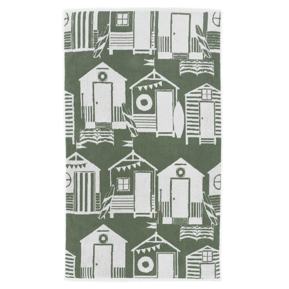 image 1 of Kings Parade 100% Cotton Towels – Supersoft 550 GSM, Yarn-Dyed, Coastal-Inspired Jacquard Design Blue | Chambray | Hand towel