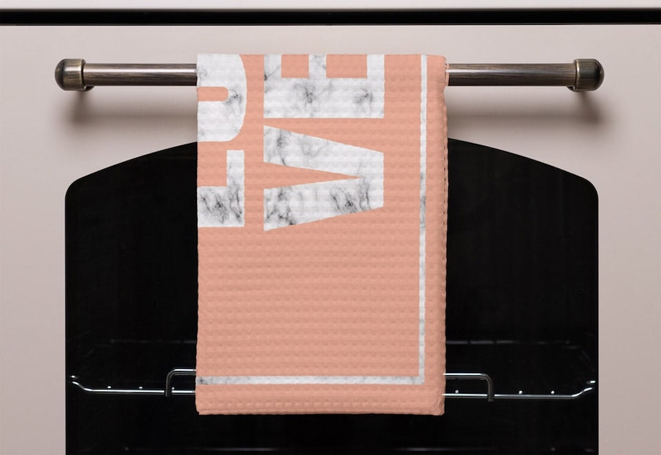 image 1 of Love Marble (Kitchen Towel)