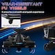 image 5 of HOMCOM 12V Electric Go Kart for Kids with Music, LED Lights, Black
