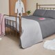 image 5 of OHS Geo Pinsonic Quilted Blanket Bedspread, 200x240cm - Silver