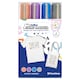 image 2 of Artline Pack of 4 Fabric Markers for T-Shirts - Pastel 4 Pack