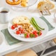 image 6 of Argon Tableware 16 Piece Classic White Dinner Set – Porcelain Set with 4 Dinner Plates, 4 Side Plates, 4 Bowls & 4 Mugs Microwave & Dishwasher Safe