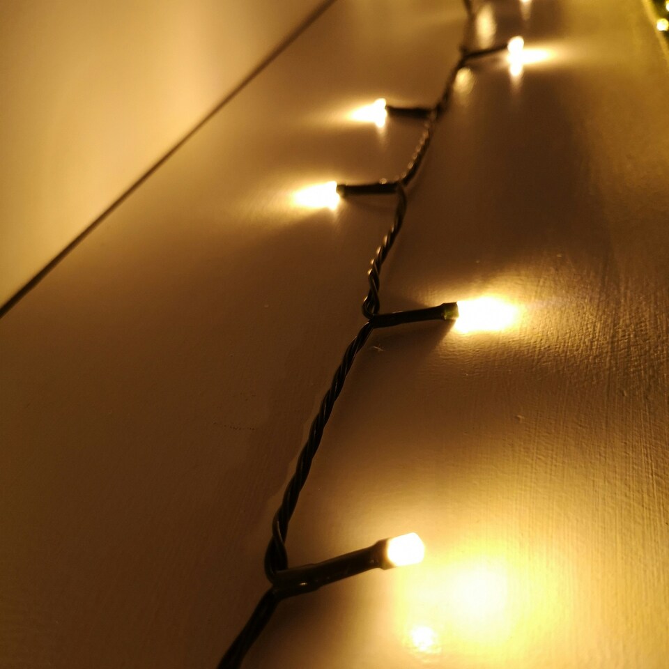 image 1 of 360 LED 28.7m Premier SupaBrights Indoor Outdoor Christmas Multi Function Mains Operated String Lights with Timer in Vintage Gold