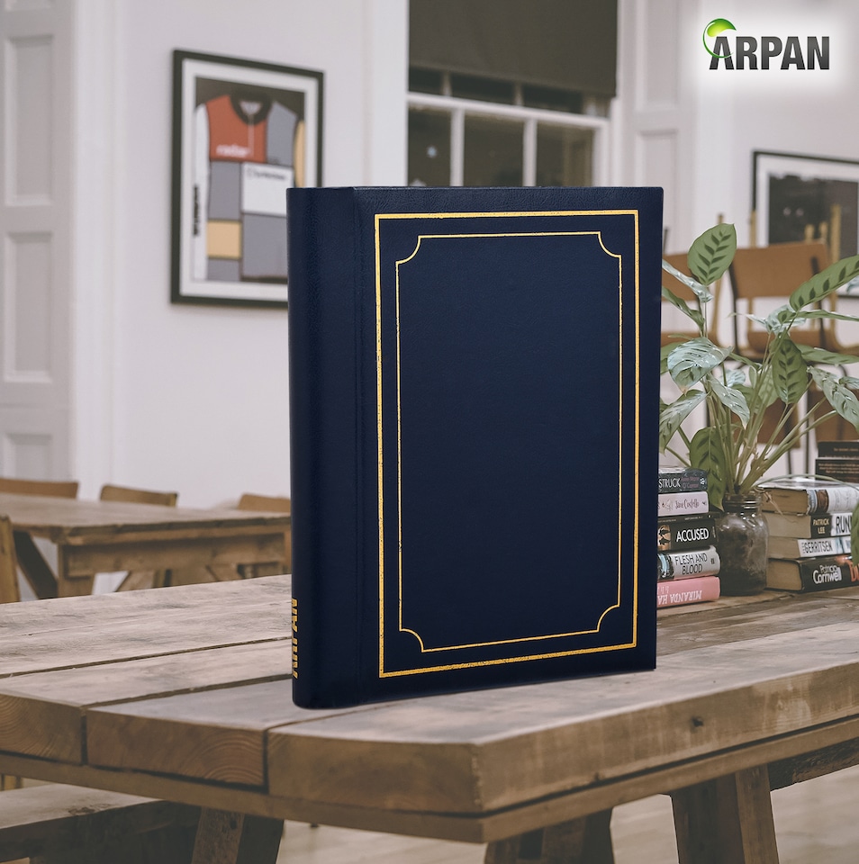 image 1 of ARPAN Self Adhesive Spiral Ring Binding Photo Album – 36 Sheets / 72 Sides – Large Sticky Page Scrapbook Memory Album for Photos, Keepsakes & Special Occasions