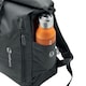 image 3 of MidOcean Valley Roll Top RPET Backpack - Black - One Size Black