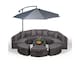 image 6 of Monaco Luxury Large Rattan Garden Sofa Set