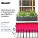 image 3 of Window Box Light Concrete Dark Grey Garden Planter L80 W17 H17.5 cm, 24 ltrs Cap.