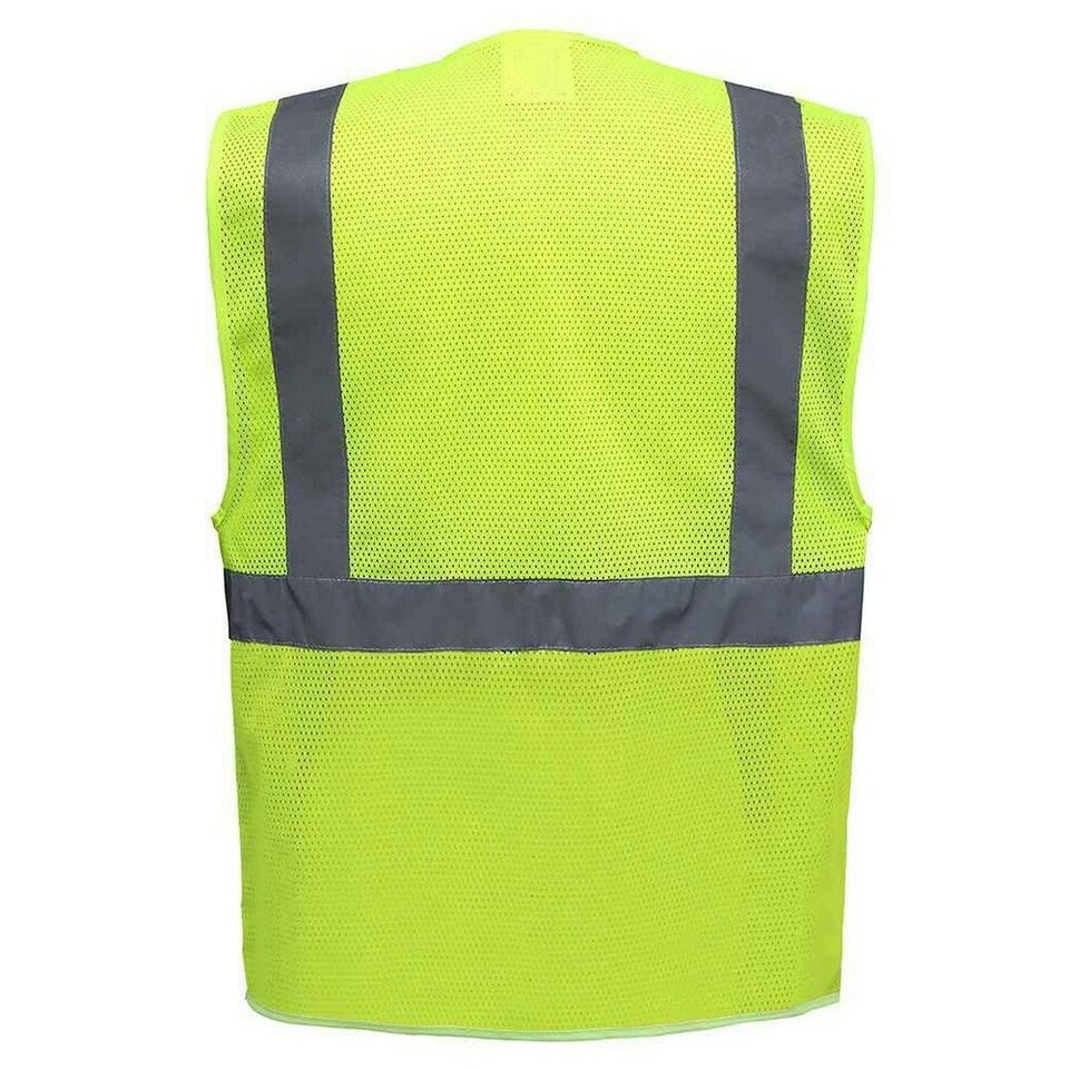 image 1 of Yoko Unisex Adult Hi-Vis Vest - Yellow - XXL