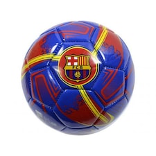 Barcelona FC Turbine Crest Mini Football - Blue/Granite/Yellow - 1