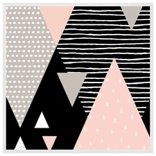 Triangle geometrics (Picutre Frame) White | M