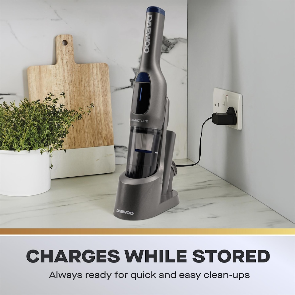 image 1 of Daewoo Cordless Handheld Vacuum Cleaner Compact Lyte 7.4V
