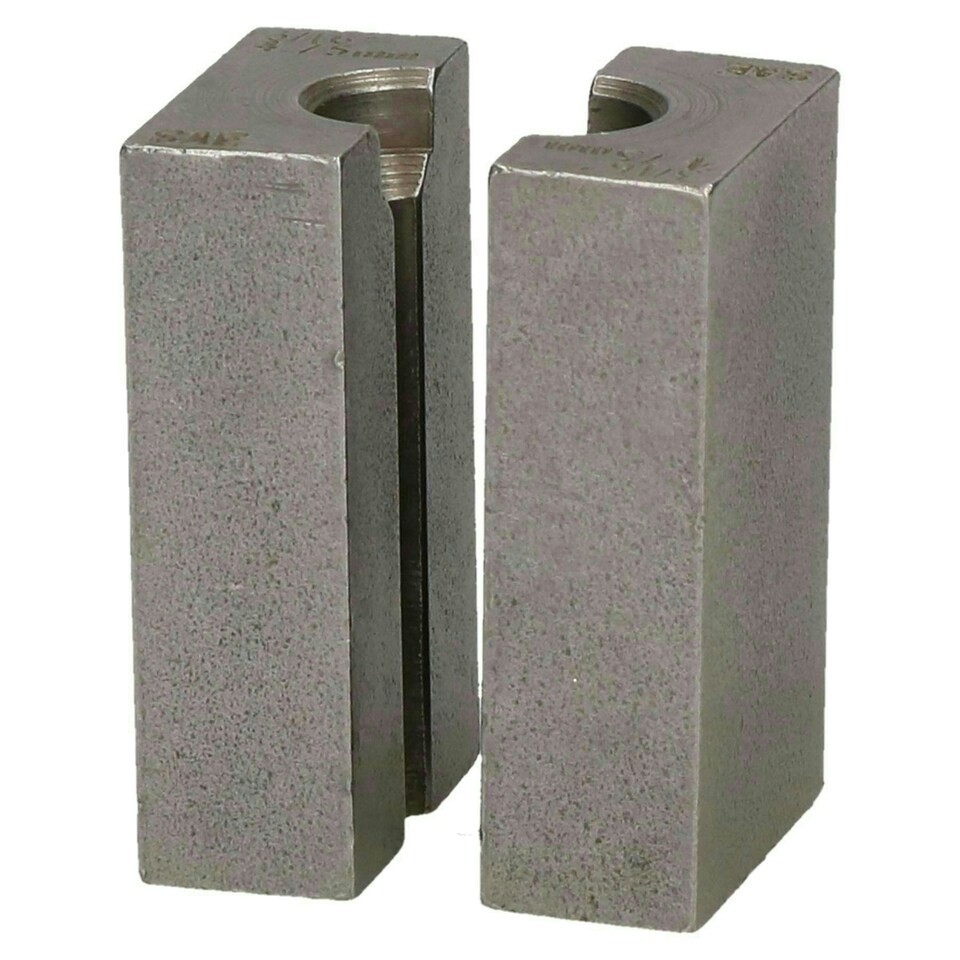 image 1 of 3/16" SAE Brake Pipe Flaring Bench Flare Tool Split Die Clamp Single Double