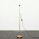 image 1 of ValueLights Modern Standard Floor Lamp Base In Gold Effect Metal Finish | Gold
