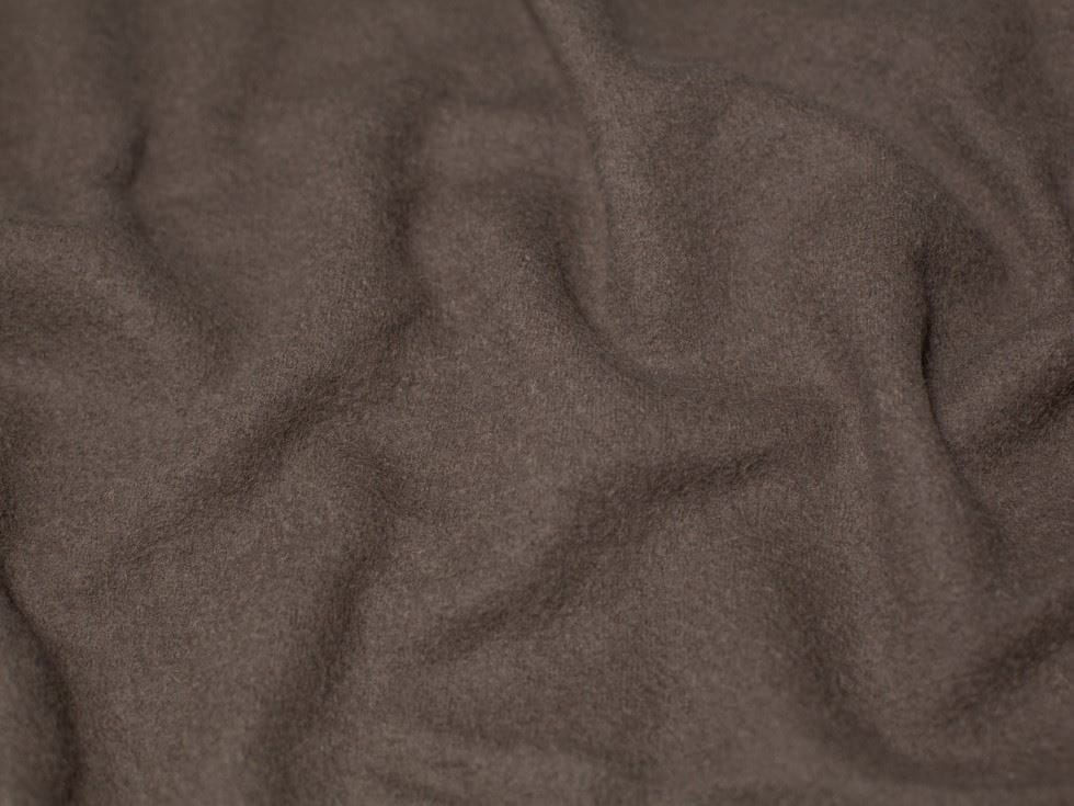 Minerva Core Range Brown 100% Pure Boiled Wool Coating Fabric for Dressmaking, 140cm / 55" Wide - per metre