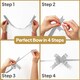 image 8 of 40pcs Silver 50mm/5cm Large Ribbon Pull Bows for Gift Wrapping, Hampers, Florist Bouquets, Wedding Cars and Party Décor Pullbow
