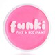 image 1 of Funki Pink Face & Body Paint Pot – Fancy Dress Makeup for Costumes, Festivals & Parties Pink | One Size