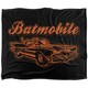 image 1 of Batman Batmobile Vintage Blanket - Multicoloured - One Size