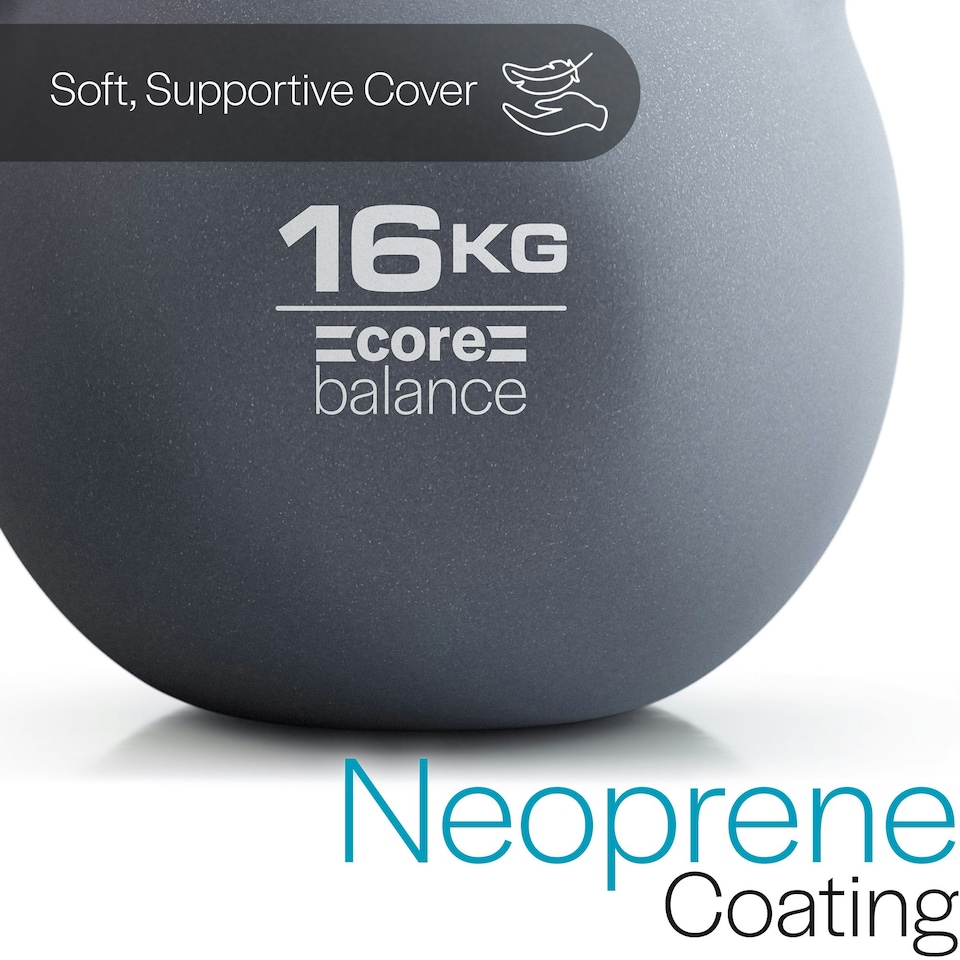 image 1 of Neoprene Kettlebell (16kg)