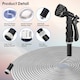 image 4 of 100FT Garden Hose Pipe Stainless Steel Lightweight Durable Strong Kink Free Leakproof Rust-Proof Spray Water Gun HosePipe Reel 30M