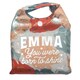 image 1 of History & Heraldry Personalised Sparkle Reusable Foldable Shopper Bag - Emma Multi