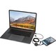 image 2 of Citala Recycled ABS Plastic 5 in 1 Charging Cable - Solid Black - One Size