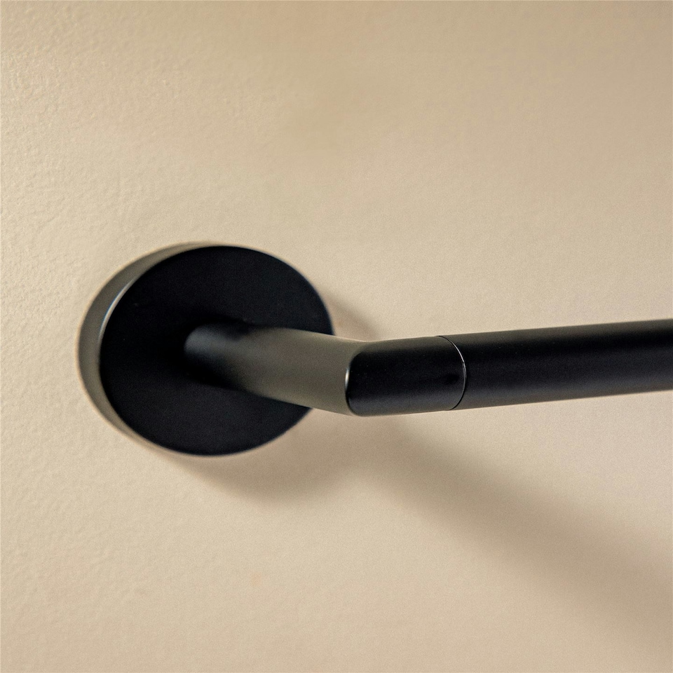 image 1 of Cosmic TOALLERO Towel Wall Mounted Rail with Chrome Stainless Steel Finish 60 cm