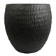 image 1 of 43cm Inoke Embossed Large Grey Composite Planter Plant Pot