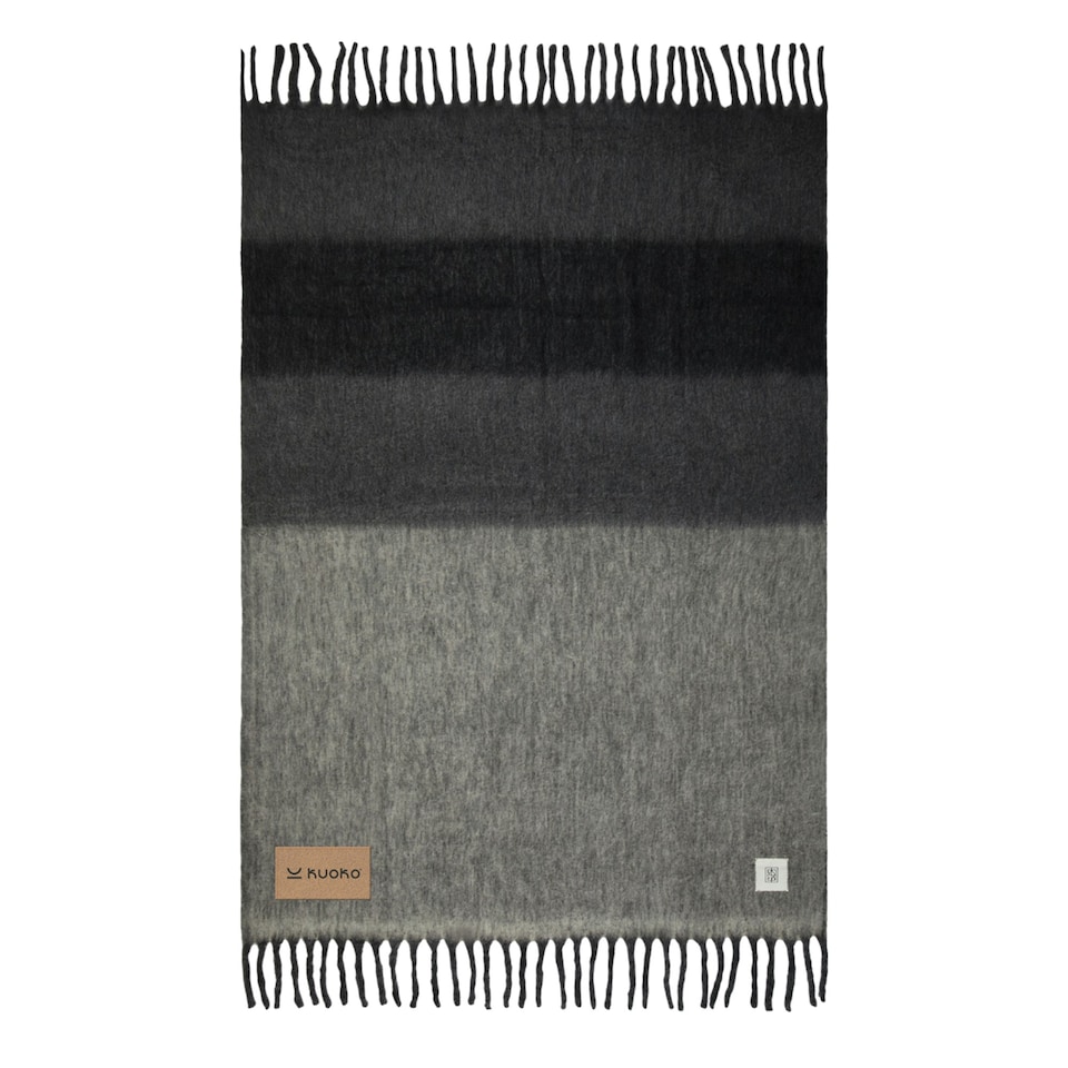 image 1 of Vinga Saletto Wool Blend Blanket - Grey - One Size Grey