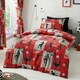 image 3 of Freestyle Football Red Curtains 66" x 72"