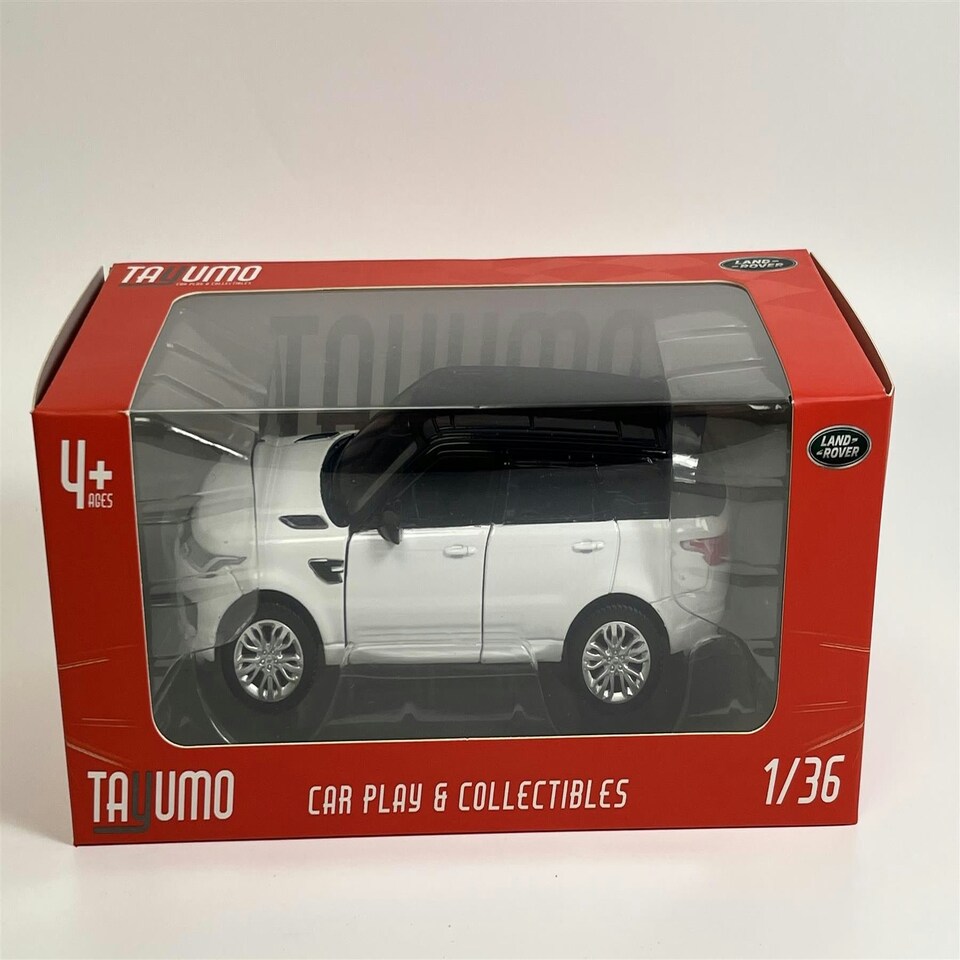 image 1 of Range Rover Sport White LHD 1:36 Scale Pull & Go Tayumo 36100015
