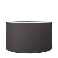 45cm Dark Grey Table Lampshade Drum Floor Lamp Shade
