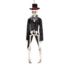 Skeleton Groom Halloween Hanging Prop Decoration 43cm